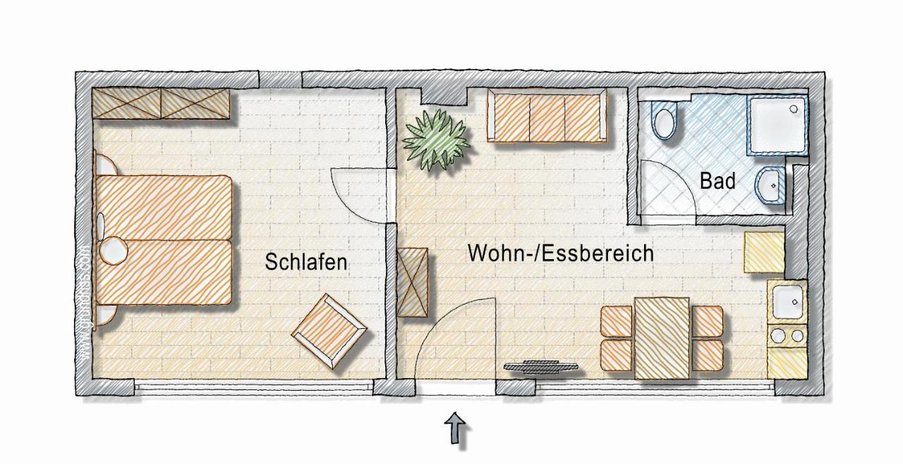 Apartment Modernes 2-zi-apartment In Innenstadt-lage Nürnberg